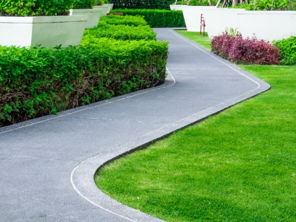 Walkway Curb Installation in Waxhaw