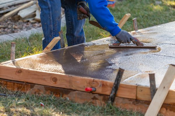 Cost of Patio Slab Construction in Waxhaw