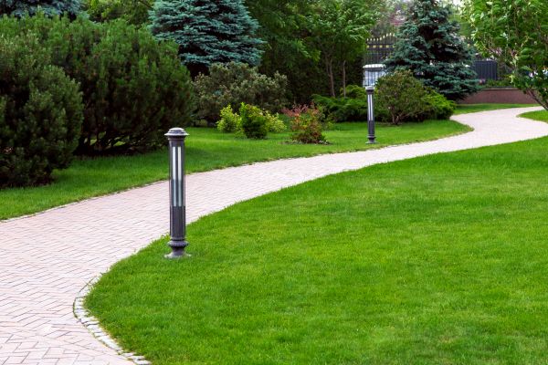 Backyard Sidewalk Installation in Waxhaw