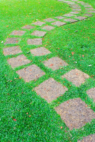 Backyard Pathway Construction in Waxhaw